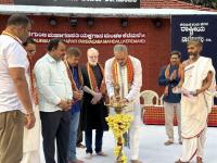 H.H. Swamiji's visit to Shri Idagunji Maha Ganapati Yakshagana Mandali, Keremane (3 Feb 2023)